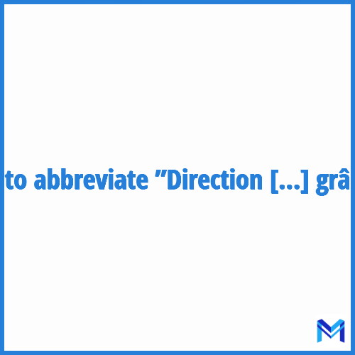 How to abbreviate ”Direction des affaires criminelles et des grâces” in French?