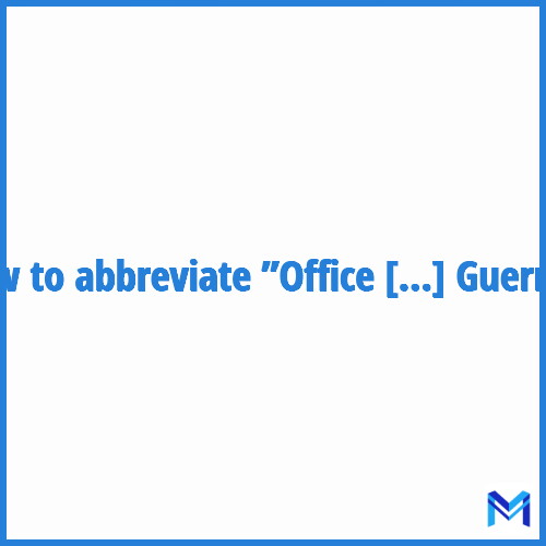 How to abbreviate ”Office Central de Lutte contre les Crimes contre l'Humanité les Génocides et les Crimes de Guerre” in French?