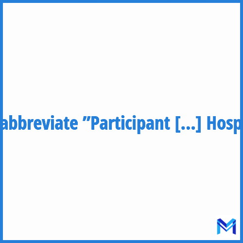 How to abbreviate ”Participant au Service Public Hospitalier” in French?