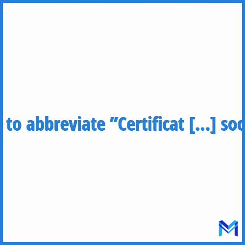 How to abbreviate ”Certificat d'aptitude aux fonctions de directeur d'établissement social” in French?