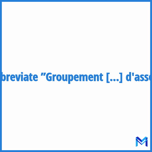 How to abbreviate ”Groupement national des directeurs d'associations” in French?