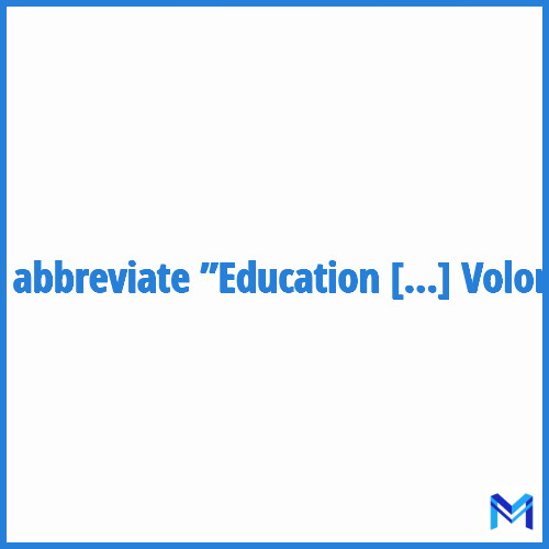 How to abbreviate ”Education Physique et Gymnastique Volontaire” in French?