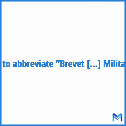How to abbreviate ”Brevet de Skieur Militaire” in French?