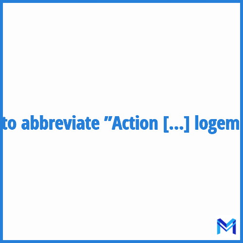 How to abbreviate ”Action socio-éducative liée au logement” in French?
