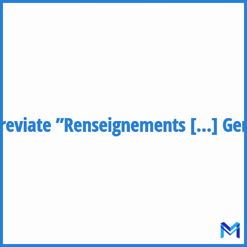 How to abbreviate ”Renseignements Générauxou Région de Gendarmerie” in French?