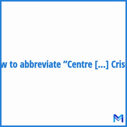 How to abbreviate ”Centre de Planification et de Gestion de Crise” in French?