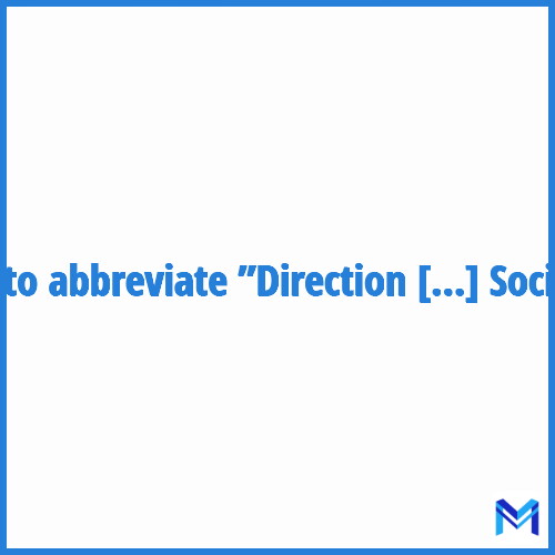 How to abbreviate ”Direction Locale de l'Action Sociale” in French?