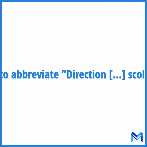 How to abbreviate ”Direction générale de l'enseignement scolaire” in French?