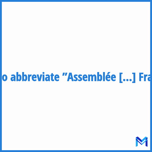How to abbreviate ”Assemblée des départements de France” in French?