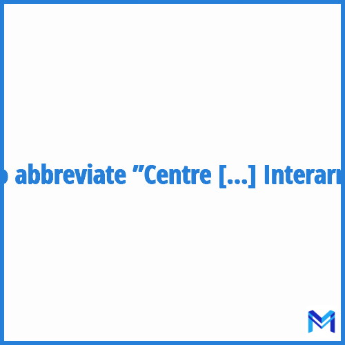 How to abbreviate ”Centre Opérationnel Interarmées” in French?