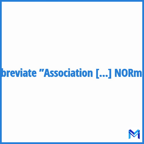 How to abbreviate ”Association Française de NORmalisation” in French?