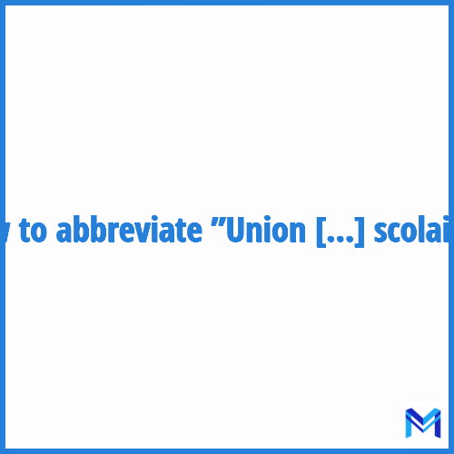How to abbreviate ”Union nationale du sport scolaire” in French?