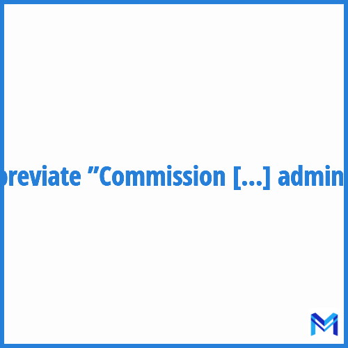 How to abbreviate ”Commission sur les simplifications administratives” in French?