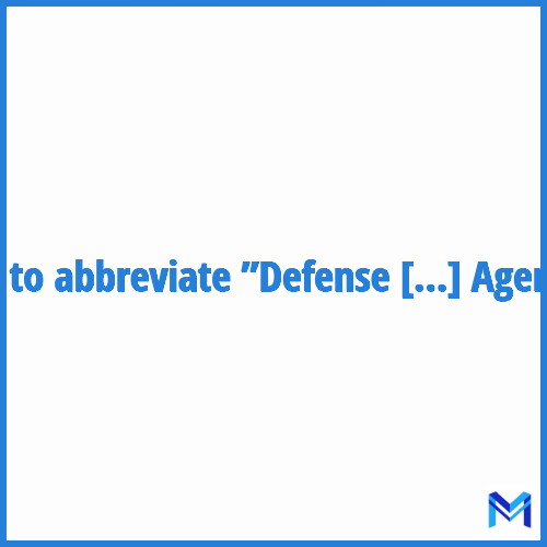 How to abbreviate ”Defense Advanced Research Projects Agency” in French?