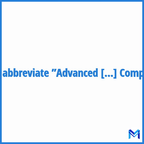 How to abbreviate ”Advanced RISC Computing” in French?
