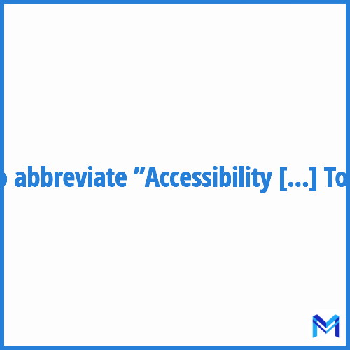 How to abbreviate ”Accessibility ToolKit” in French?