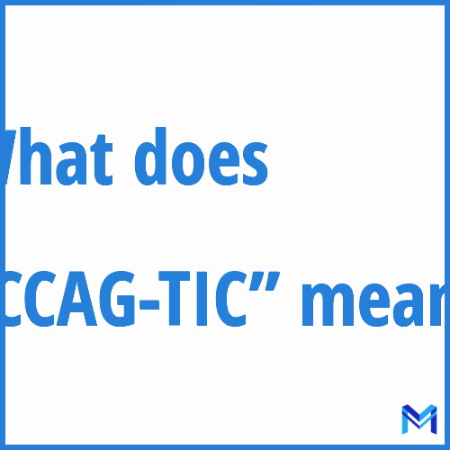 What does ”CCAG-TIC”” mean?