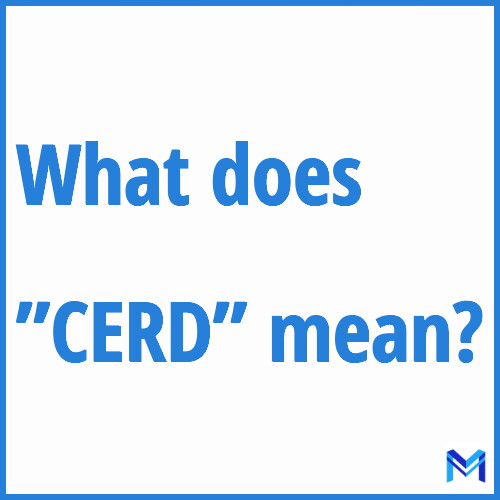 What does ”CERD”” mean?