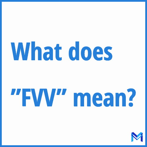 What does ”FVV”” mean?