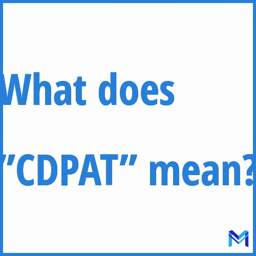 What does ”CDPAT”” mean?