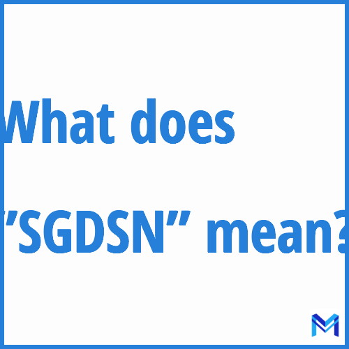 What does ”SGDSN”” mean?