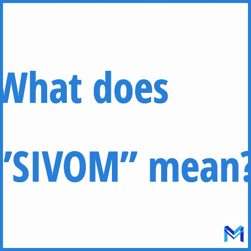 What does ”SIVOM”” mean?
